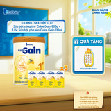  [COMBO MIX] Sữa bột Colos Gain 1+ 800g + 3 Lốc 110ml - Bổ sung dinh dưỡng, hỗ trợ tăng cân – Lon 800g 