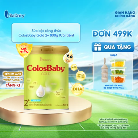 SPDD công thức Colosbaby Gold 2+ 800g (Cải tiến) 