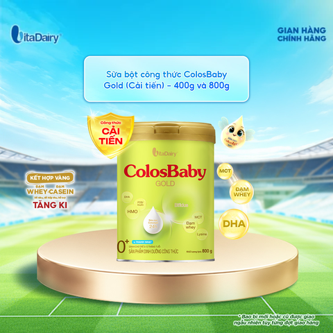  SPDD công thức ColosBaby Gold 0+ 800g - (Cải tiến) 
