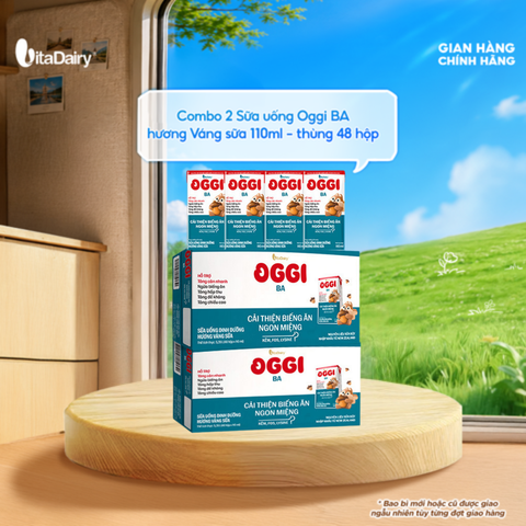  Combo 2 Sữa uống dinh dưỡng Oggi BA 110ml - VitaDairy 