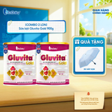  [COMBO 2 LON 900G] Thực Phẩm Bổ Sung Dinh Dưỡng Gluvita Gold - Chỉ Số Đường Huyết Thấp 