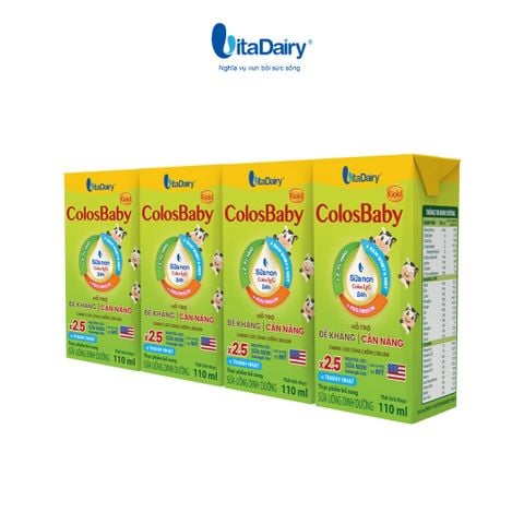  [QUÀ TẶNG KHÔNG BÁN] Lốc sữa ColosBaby cải tiến 110ml 