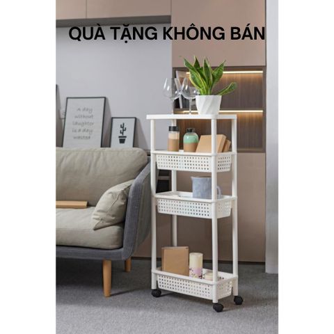  [QUÀ TẶNG KHÔNG BÁN] Kệ di động 4 tầng Inochi 