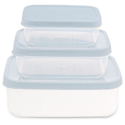  [QUÀ TẶNG KHÔNG BÁN] Bộ 3 hộp thực phẩm trữ đông Hokkaido Inochi 900-2500-3600ml 