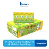  Sữa uống dinh dưỡng ColosBaby Gold cải tiến 110ml - thùng 48 hộp 
