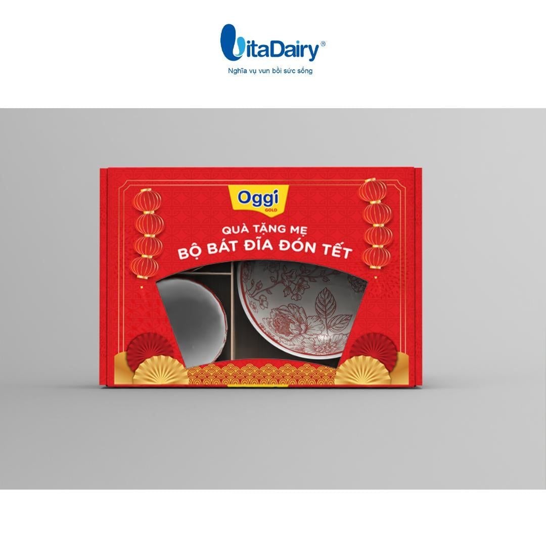  [QUÀ TẶNG KHÔNG BÁN] Bộ chén dĩa hoa Oggi 