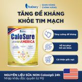  [COMBO 1.2KG TIẾT KIỆM] Sữa bột CaloSure America vị thanh nhẹ 400g + 800g - Tăng đề kháng, khỏe tim mạch 