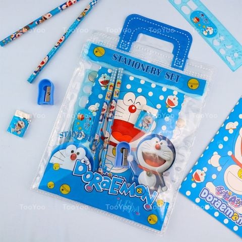  [QUÀ TẶNG KHÔNG BÁN] Sét 7 Món Dụng Cụ Học Tập Doremon 
