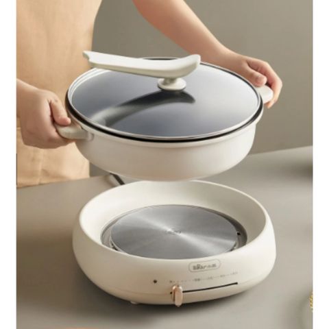  [QUÀ TẶNG KHÔNG BÁN] Bộ Nồi Lẩu Nướng Bear 3 khay 3in1 