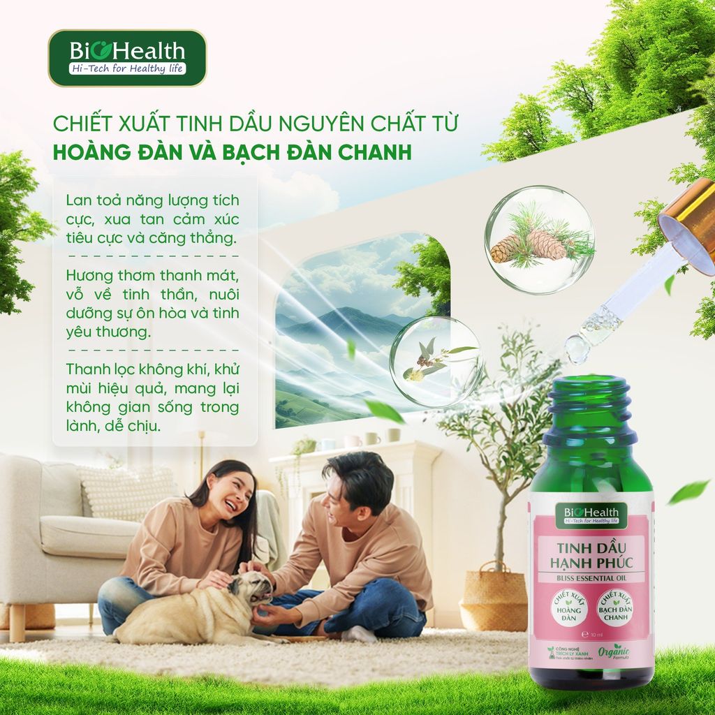 Tinh Dầu Hạnh Phúc – Cho Ngày An Yên (10ml )