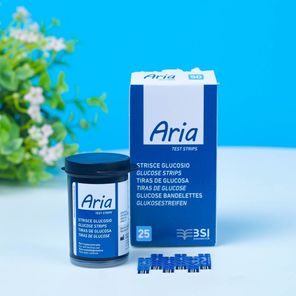 Que thử đường huyết ARIA