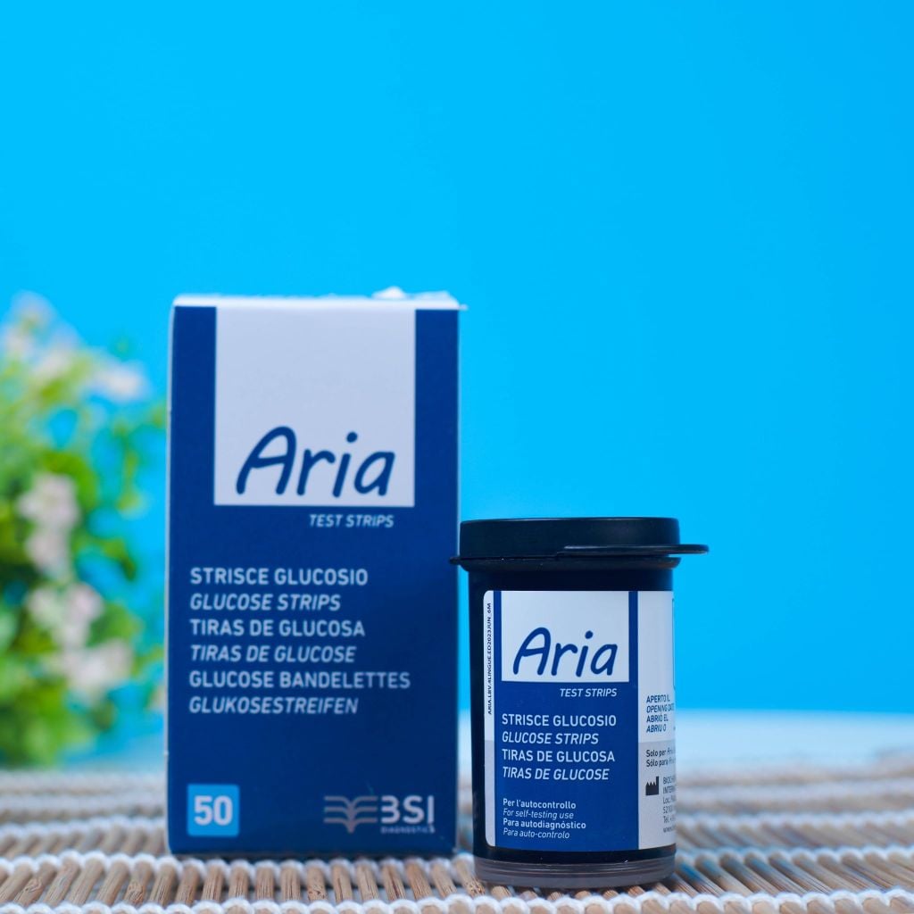 Que thử đường huyết ARIA