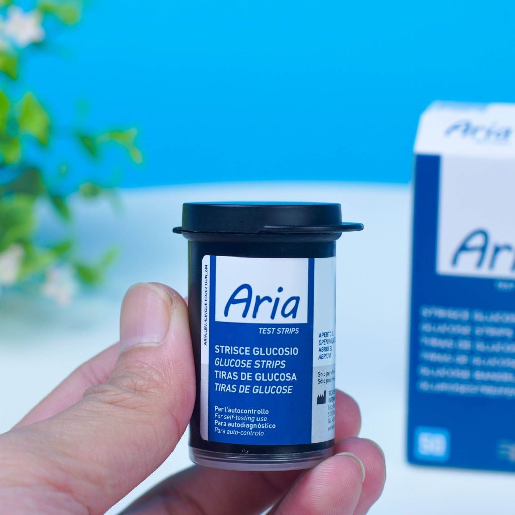 Que thử đường huyết ARIA