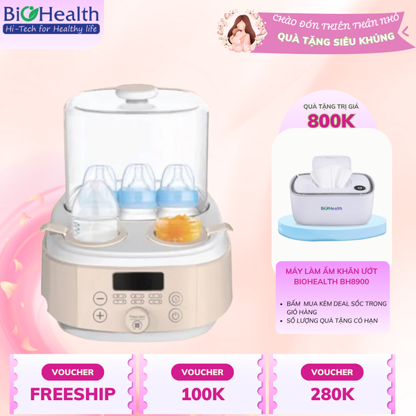 Máy Tiệt Trùng, Hâm Sữa Sấy Khô Đa Năng 7 trong 1 BH8950