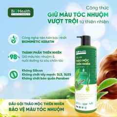 Dầu Gội Thảo Mộc Keratin 290ML -Bí Quyết Duy Trì Màu Tóc Nhuộm Rạng Rỡ Từ Thiên Nhiên