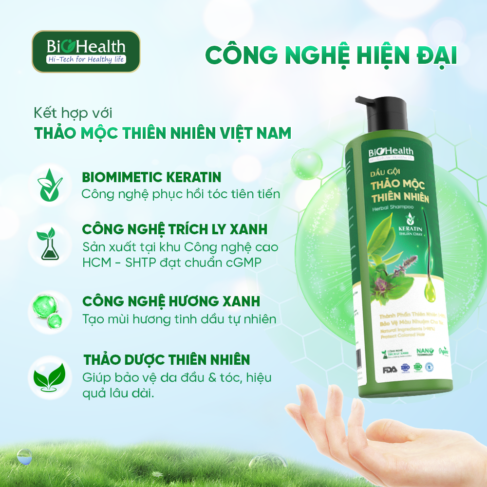 Dầu Gội Thảo Mộc Keratin 290ML -Bí Quyết Duy Trì Màu Tóc Nhuộm Rạng Rỡ Từ Thiên Nhiên