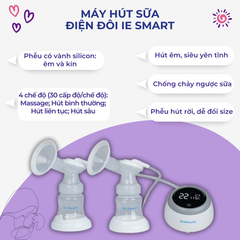 Máy Hút Sữa Điện Đôi Biohealth 30 Cấp Độ IE SMART