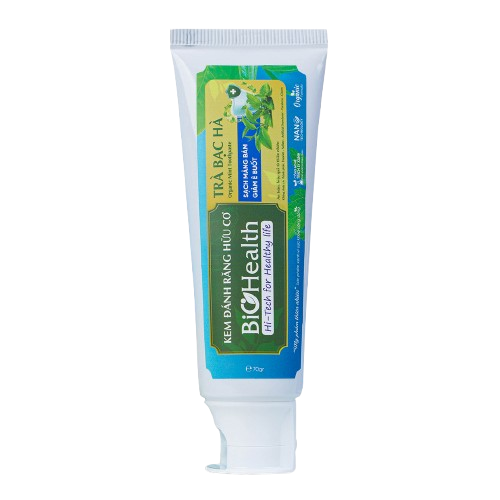 Combo Chăm Sóc Răng Miệng Thiên Nhiên BioHealth (KĐR Than Gừng 70g + Nước súc miệng Lá trầu không 250ml)