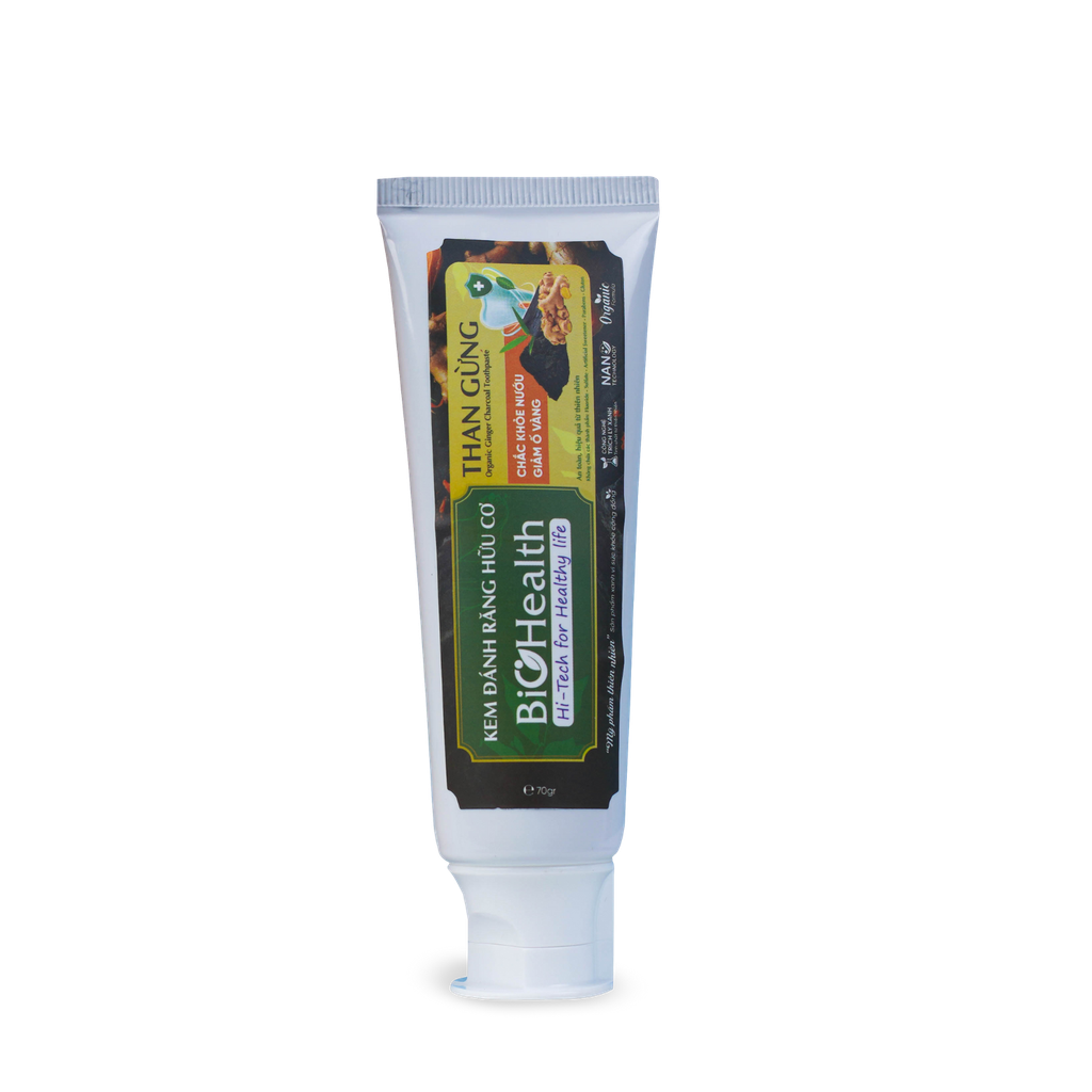 Combo Chăm Sóc Răng Miệng Thiên Nhiên BioHealth (KĐR Than Gừng 70g + Nước súc miệng Lá trầu không 250ml)