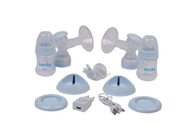 Máy Hút Sữa Điện Đôi SANITY S6306, Hút Luân Phiên Dễ Dàng, Kích Thích Tuyến Sữa Hiệu Quả