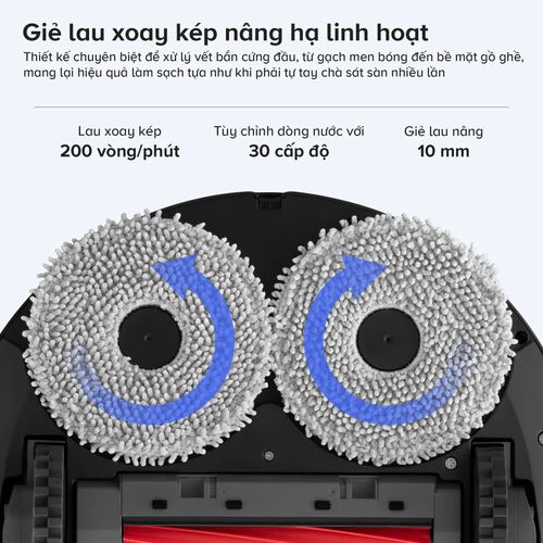 Robot lau nhà Roborock Qrevo S Pro