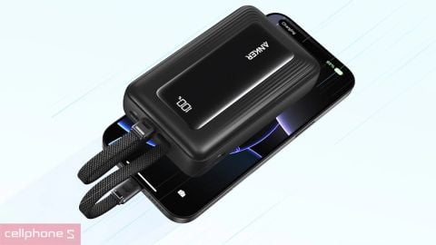 Pin sạc dự phòng Anker Zolo 20000mAh 45W 1A1C tích hợp 2 cáp Type-C A1681