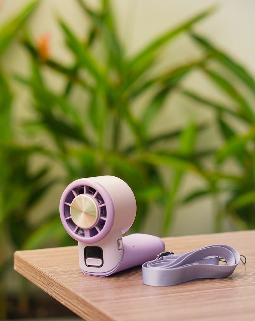 Quạt cầm tay tích điện miLife F10 đầu xoay 180 độ
