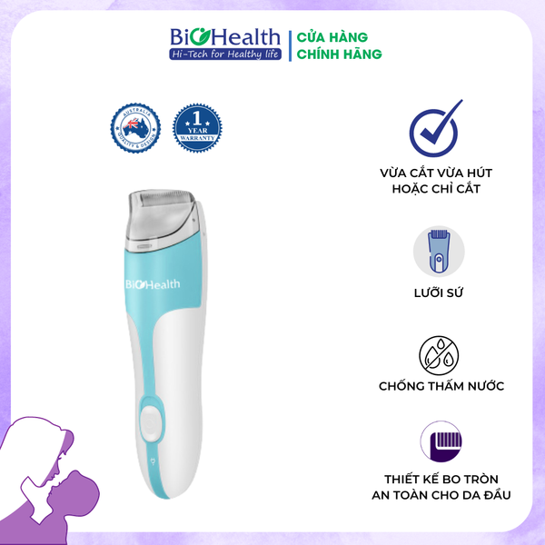 (Gift) Tông Đơ Cắt & Hút Tóc Trẻ Em Biohealth MK963 Trị Giá 950.000đ