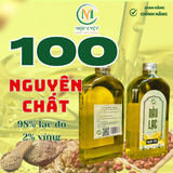  Dầu lạc hữu cơ ép lạnh chai thủy tinh 500ml 