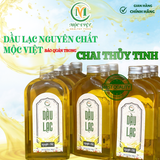  Dầu lạc hữu cơ ép lạnh chai thủy tinh 500ml 