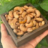  Combo 2 hộp Hạt Điều Rang Muối Bình Phước 450g tặng 1 hộp lứt sấy rong biển 