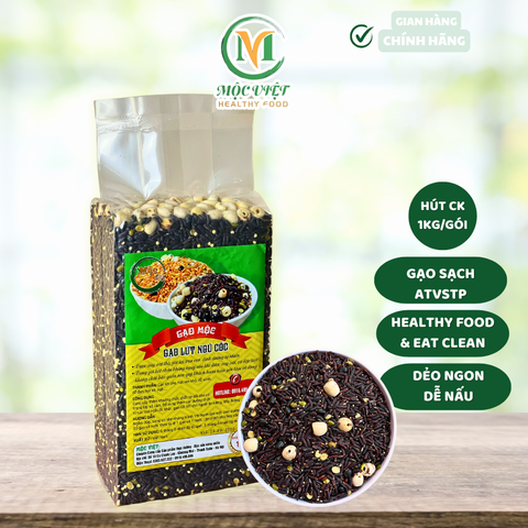 Gạo lứt đen mix ngũ cốc gói 1kg 