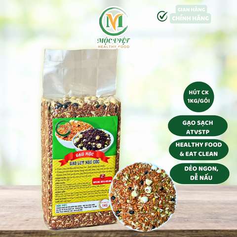  Gạo lứt đỏ mix ngũ cốc gói 1kg 