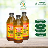  Giấm táo hữu cơ Mỹ chai thủy tinh 473ml 