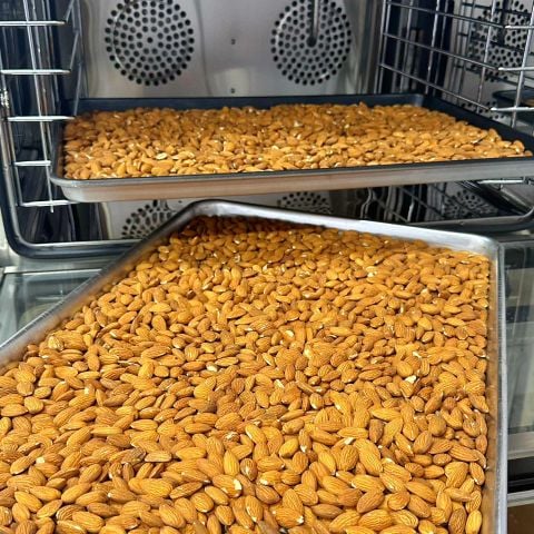  Hạnh nhân sấy Mộc hộp 500gr 