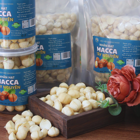  Nhân hạt MACCA túi zip 500gr 