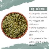  Nhân hạt bí xanh Ấn Độ hộp 500gr 