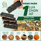  Thanh cơm gạo lứt siêu hạt ngũ cốc Nguyên vị hộp 250gr 