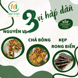  Thanh cơm gạo lứt siêu hạt ngũ cốc Kẹp rong biển hộp 250gr 