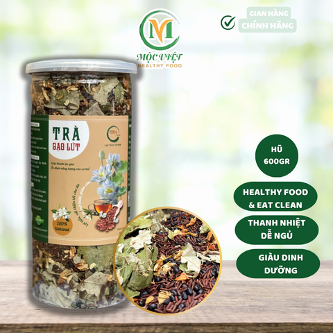  Trà gạo lứt hộp 600g 