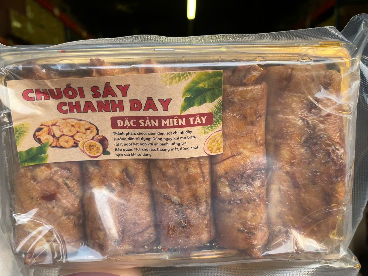  Chuối sấy chanh dây 