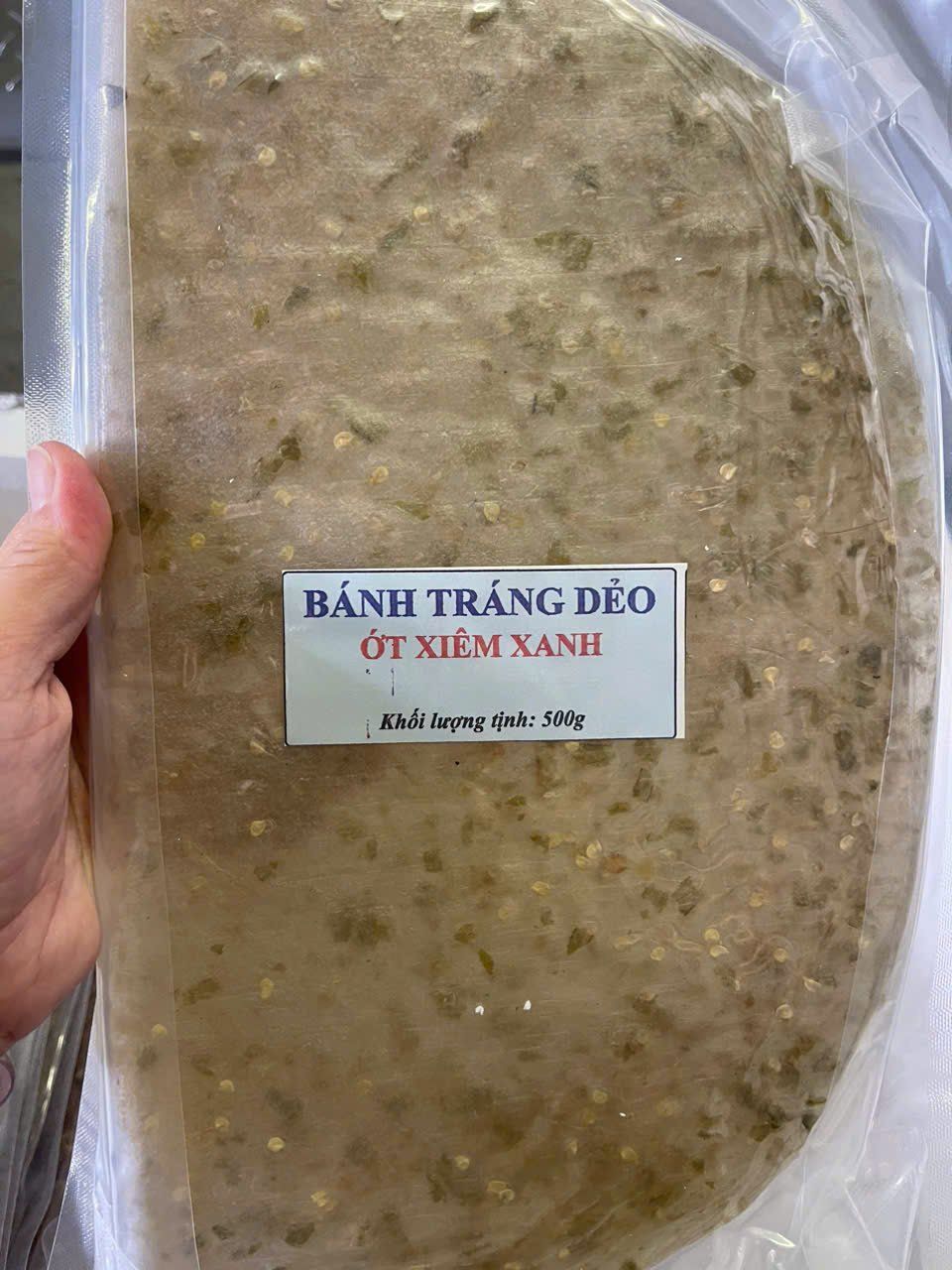  Bánh tráng dẻo ớt xiêm xanh 