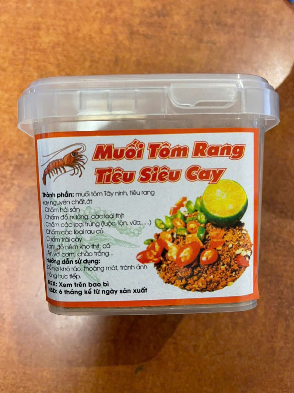  muối tôm rang tiêu siêu cay 
