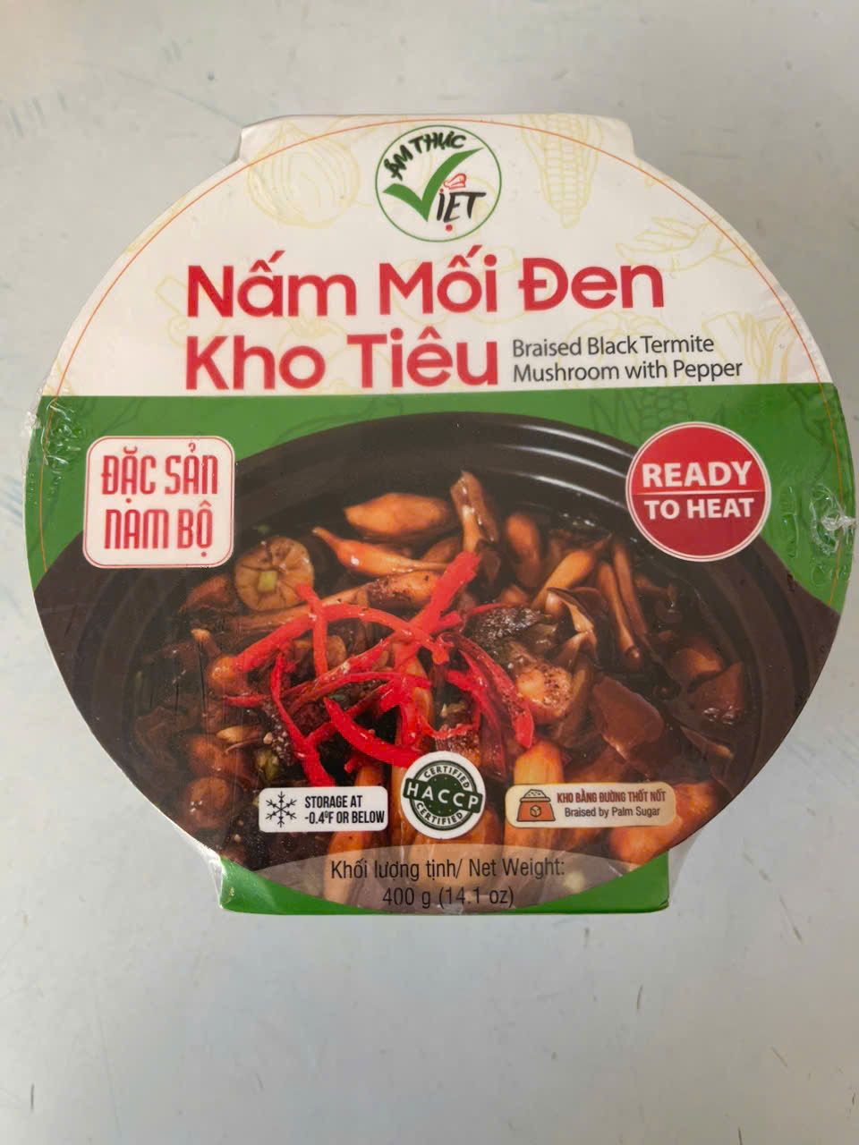  Nấm mối đen kho tiêu ăn liền 