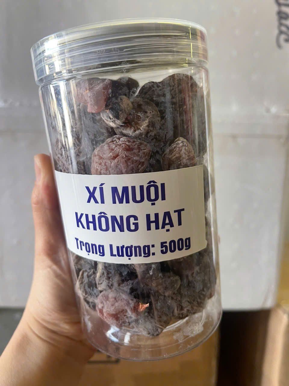  xí muội không hạt 