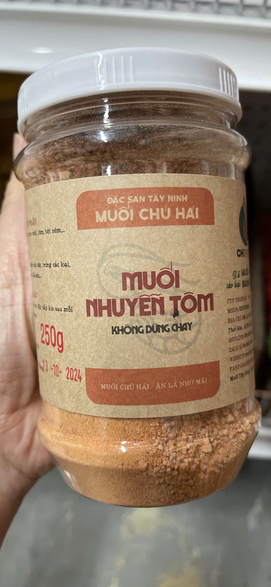  muối nhuyễn tôm chú hải 