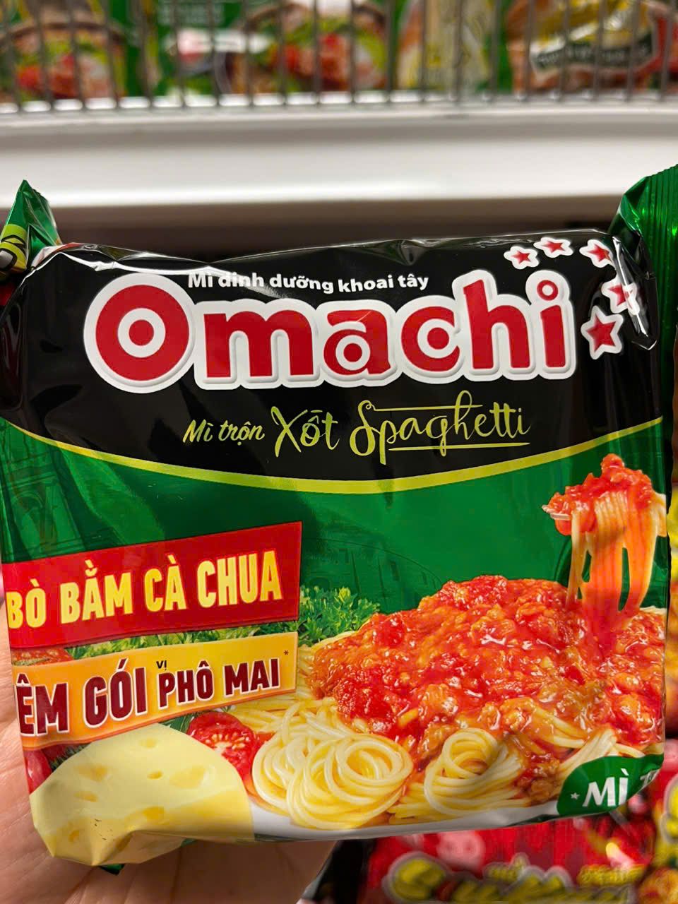  Mì trộn omachi spaghetti gói 
