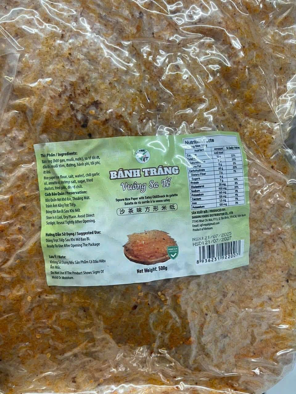  bánh tráng miếng sate 