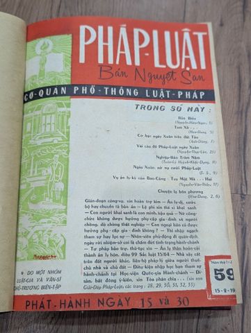  Tạp chí pháp luật ( bán nguyệt san ) - nhiều tác giả 