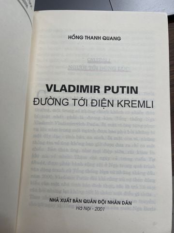 V.Putin Đường Tới Điện Kremli – Hồng Thanh Quang 